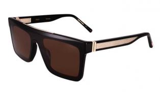 Black And Gold Otello Sunglasses Brown Lenses Result