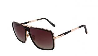 Black And Gold Vadim Sunglasses Brown Lenses Result