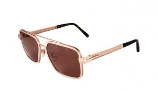 Gold And Black Omar Sunglasses Peach Lenses Result