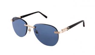 Gold And Black Paolo Sunglasses Blue Lenses Result