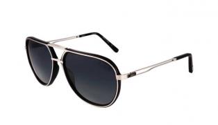 Silver And Black Owen Sunglasses Grey Lenses Result
